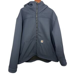 Carhartt Jacket Mens Jacket SuperDux Blue Sherpa 3XLT Hood Outdoor Warm Utility